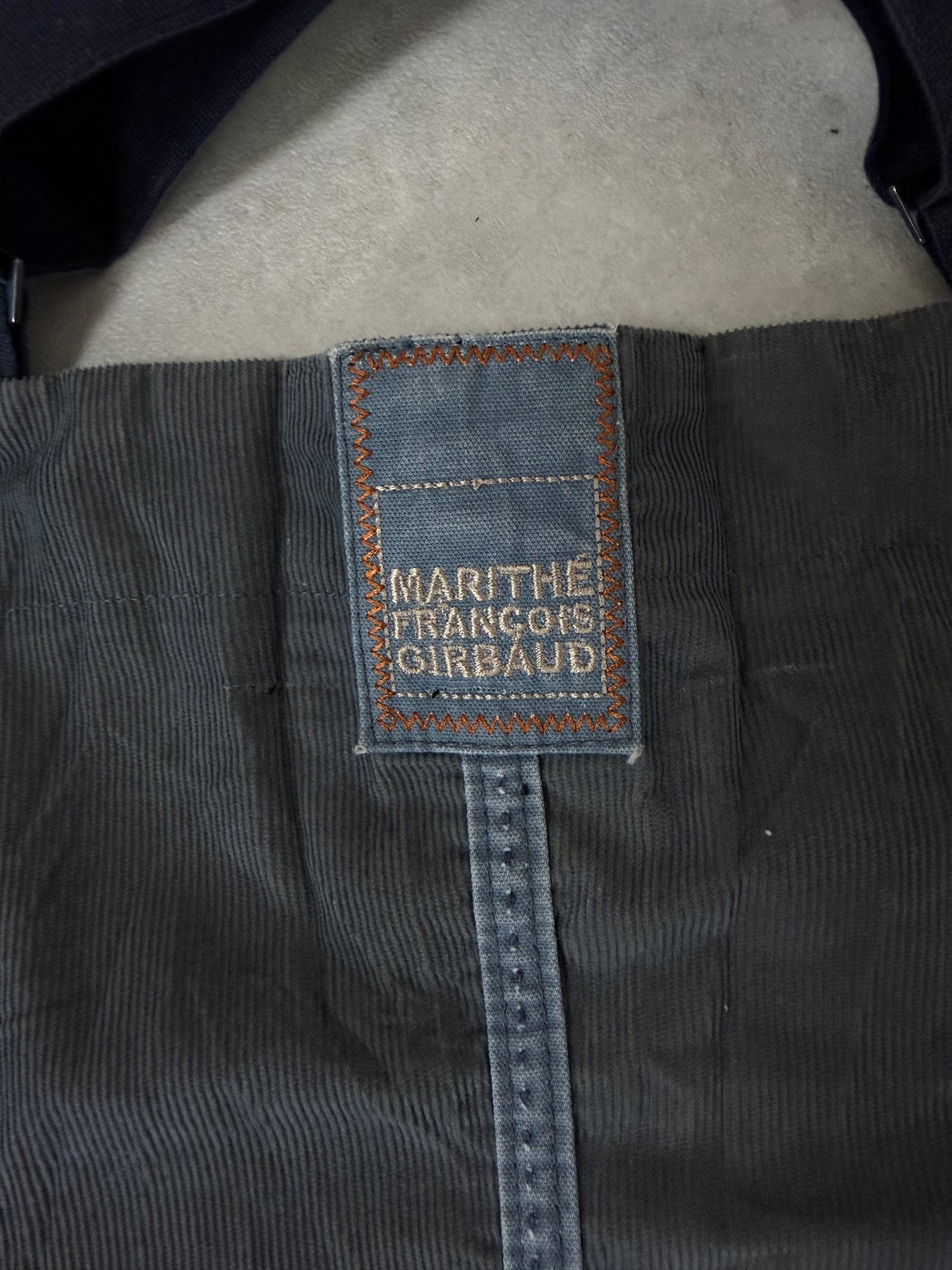 Marithé + François Girbaud corpetto in denim