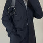 Blazer KENZO in misto lana gessata