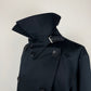 Trench Allegri blu con cintura