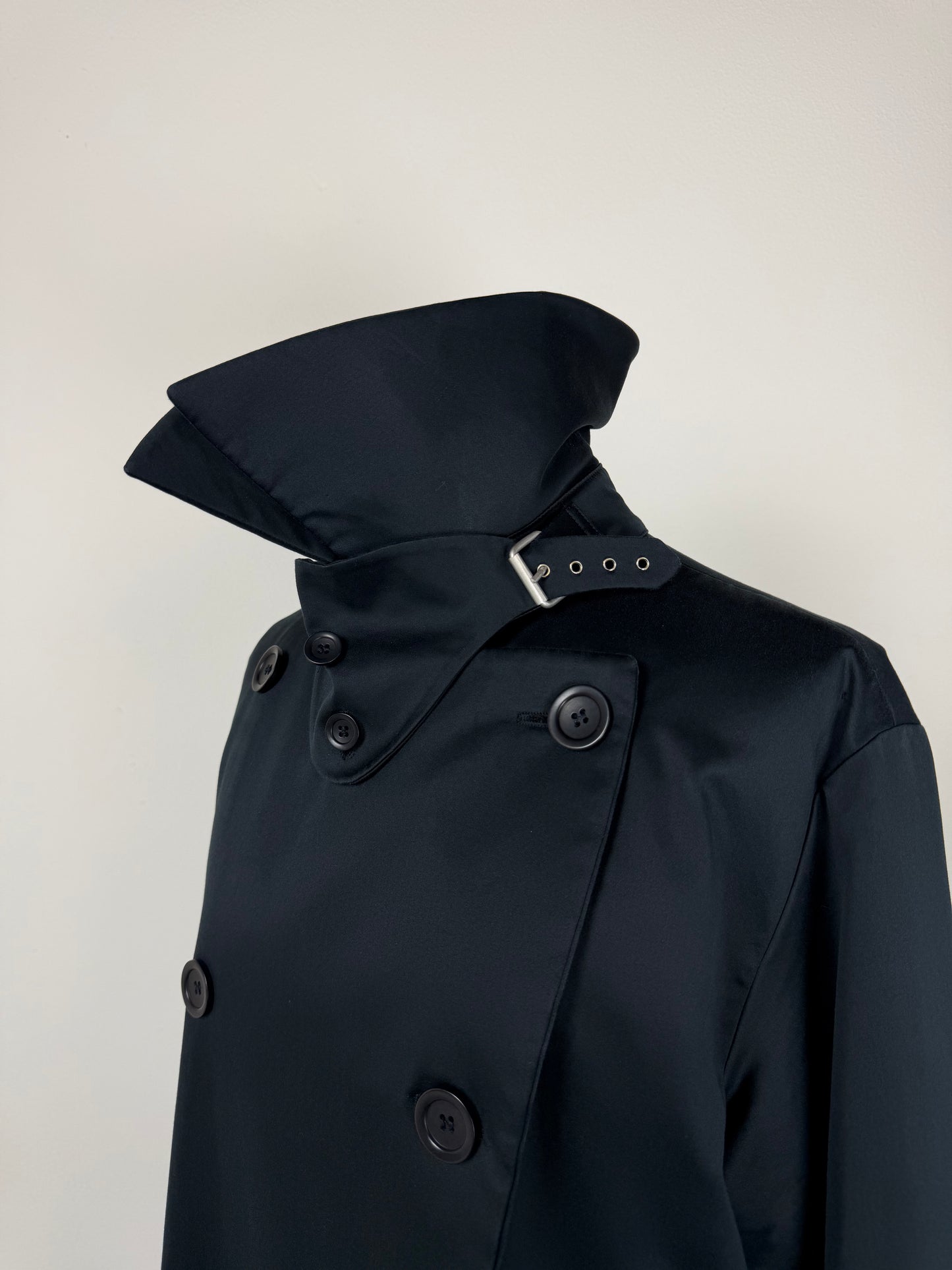 Trench Allegri blu con cintura