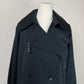 Trench Allegri blu con cintura