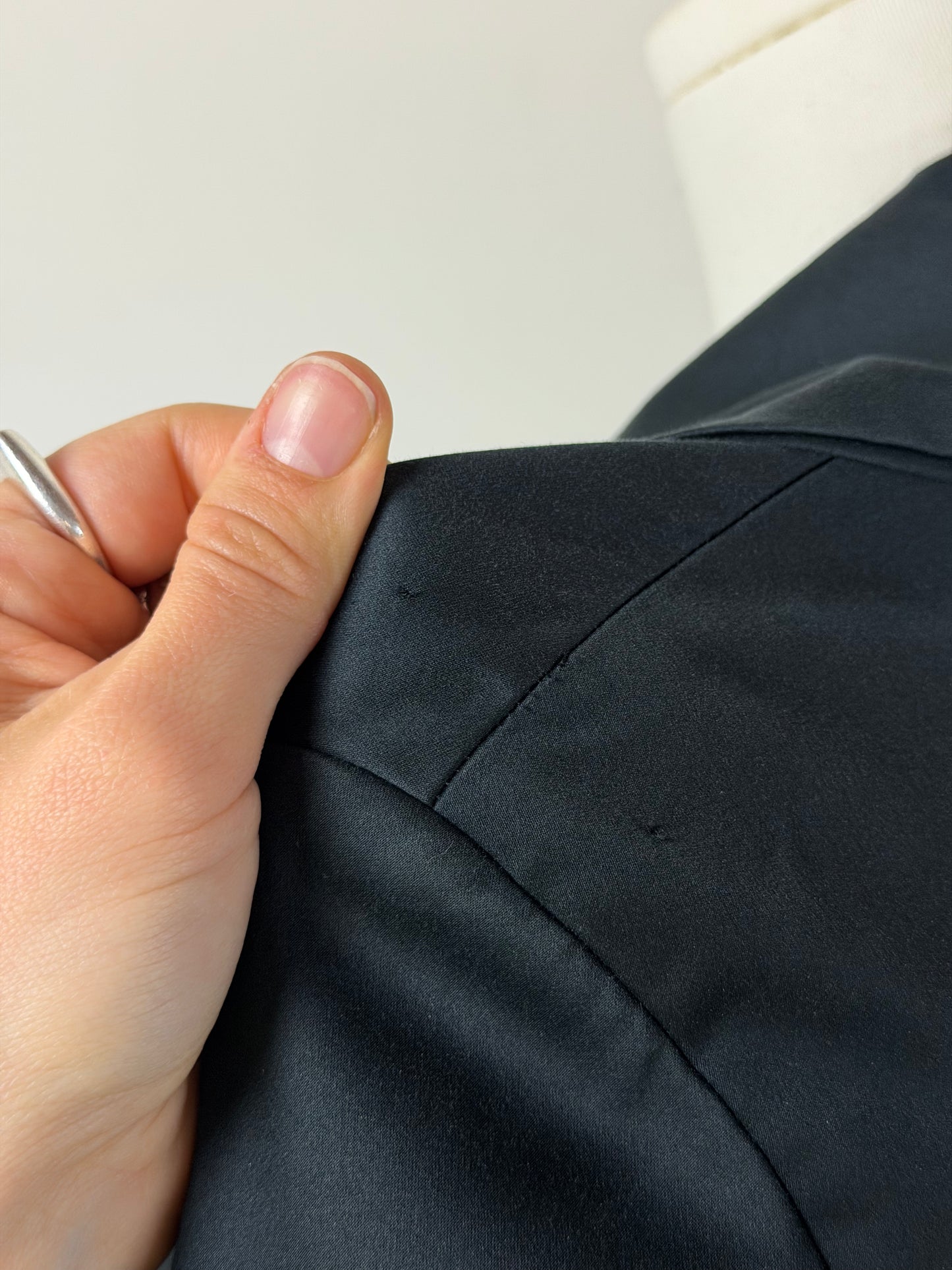 Trench Allegri blu con cintura