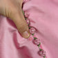 Giacchino in shantung di seta rosa