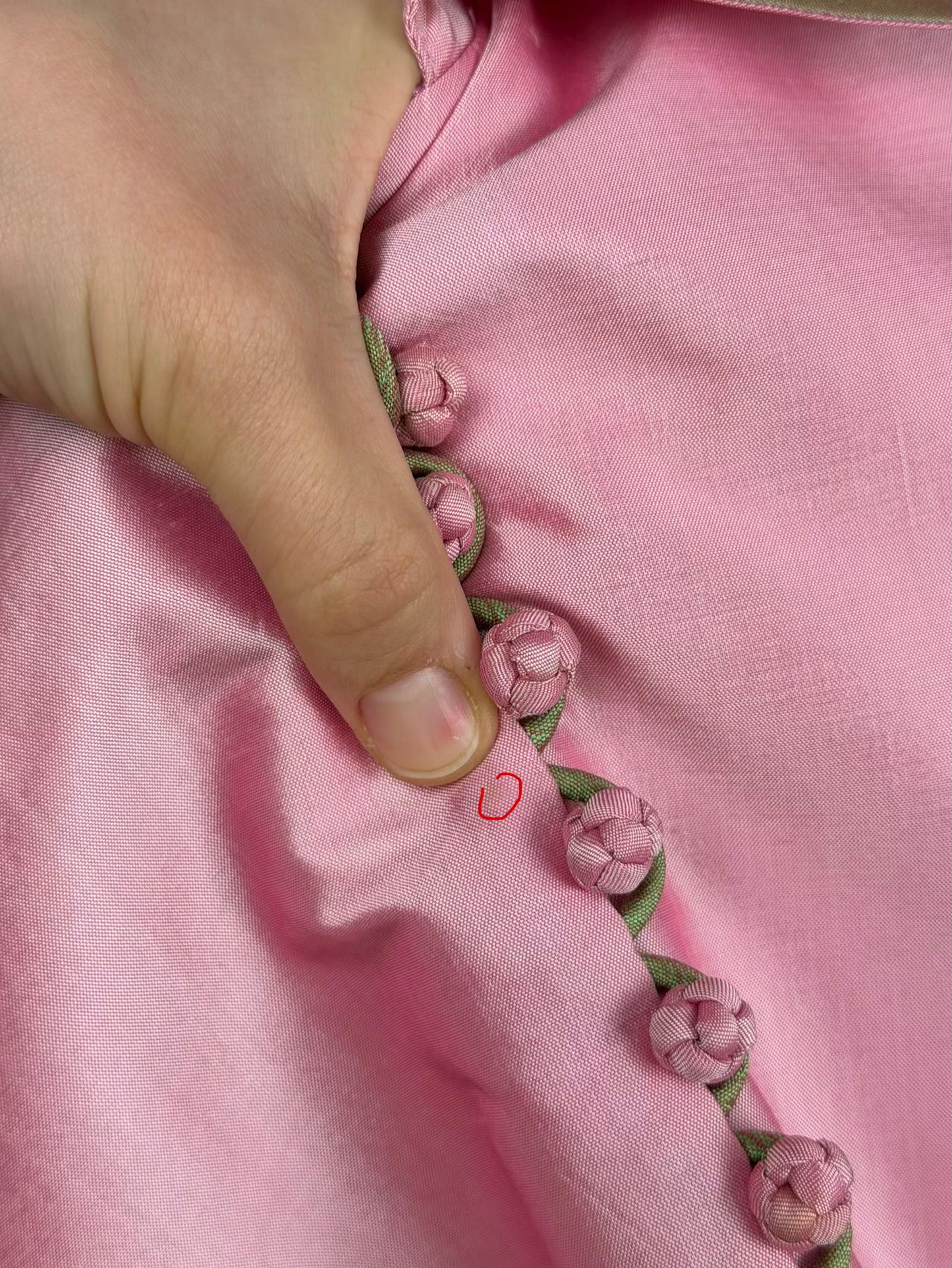 Giacchino in shantung di seta rosa