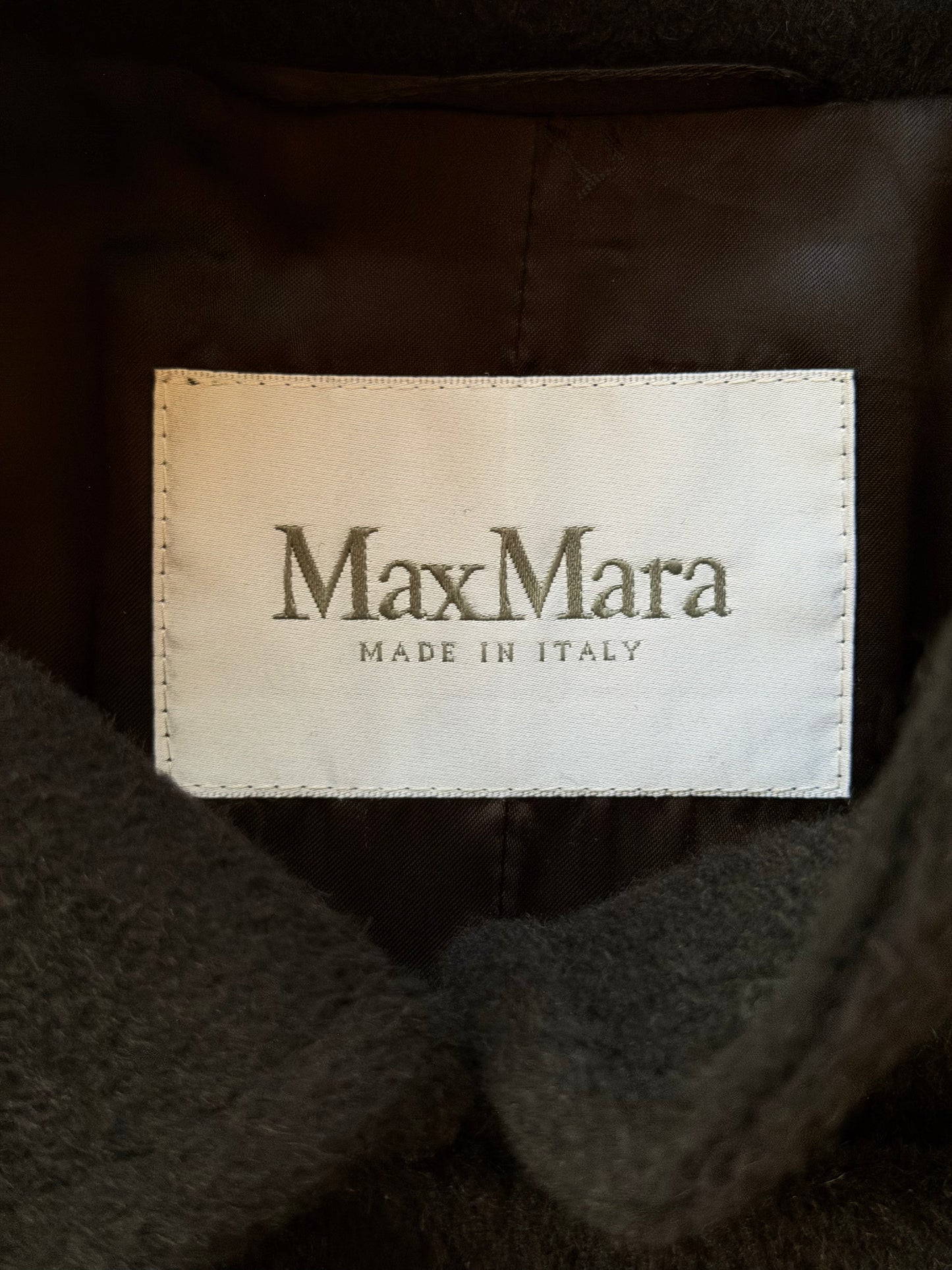 MAX MARA cappotto in 100% cammello