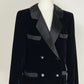 Blazer Giorgio Armani linea Mani in velluto nero