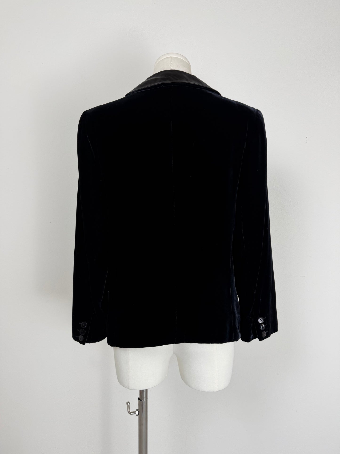 Blazer Giorgio Armani linea Mani in velluto nero
