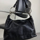 Borsa in vera palle con anelli metallici