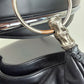 Borsa in vera palle con anelli metallici