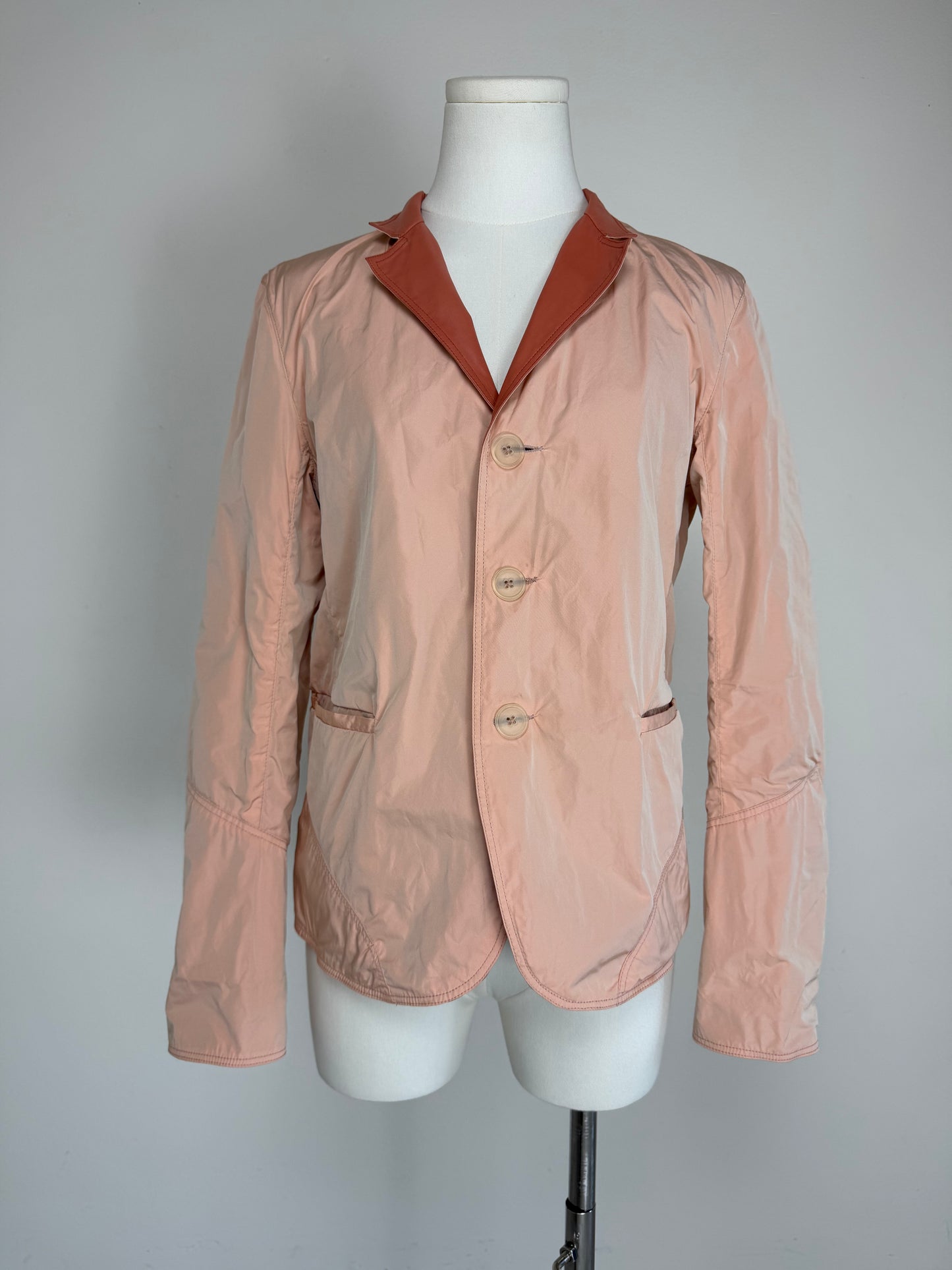 JIL SANDER giacca double-face in vera pelle