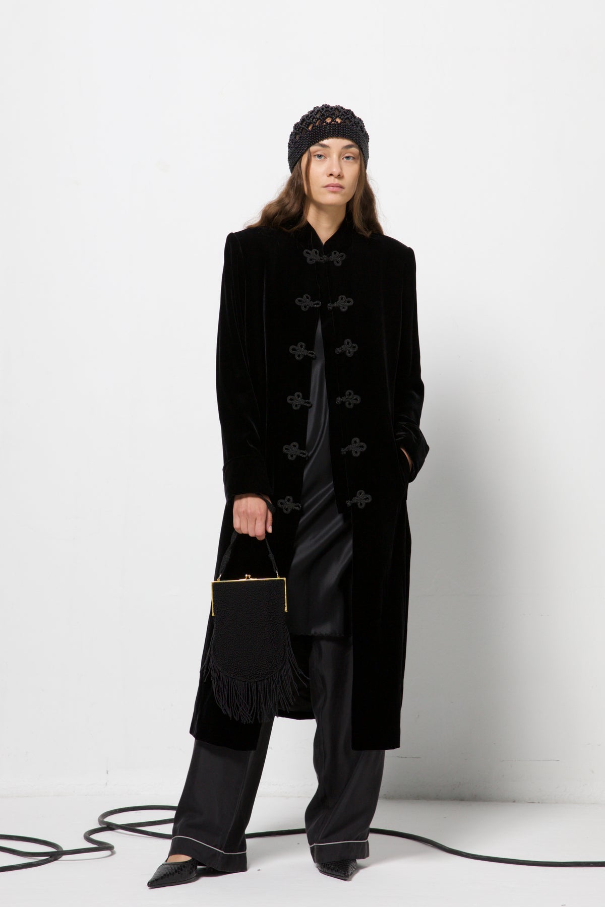 Pantalone in 100% seta