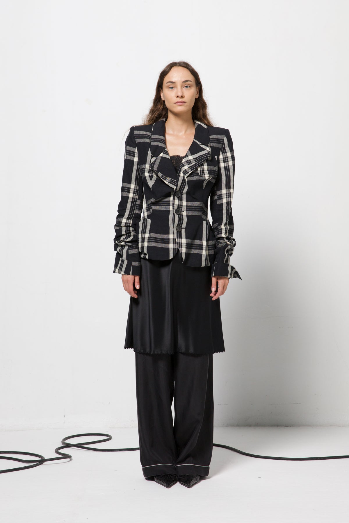 VIVIENNE WESTWOOD "drunken" jacket in lino