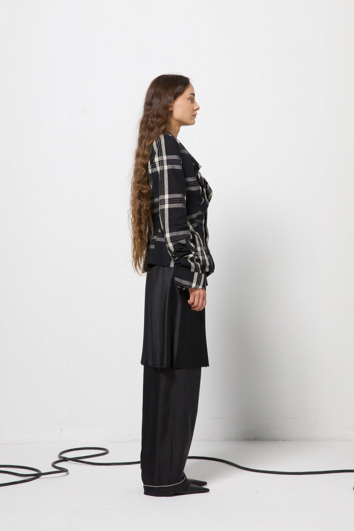 VIVIENNE WESTWOOD "drunken" jacket in lino