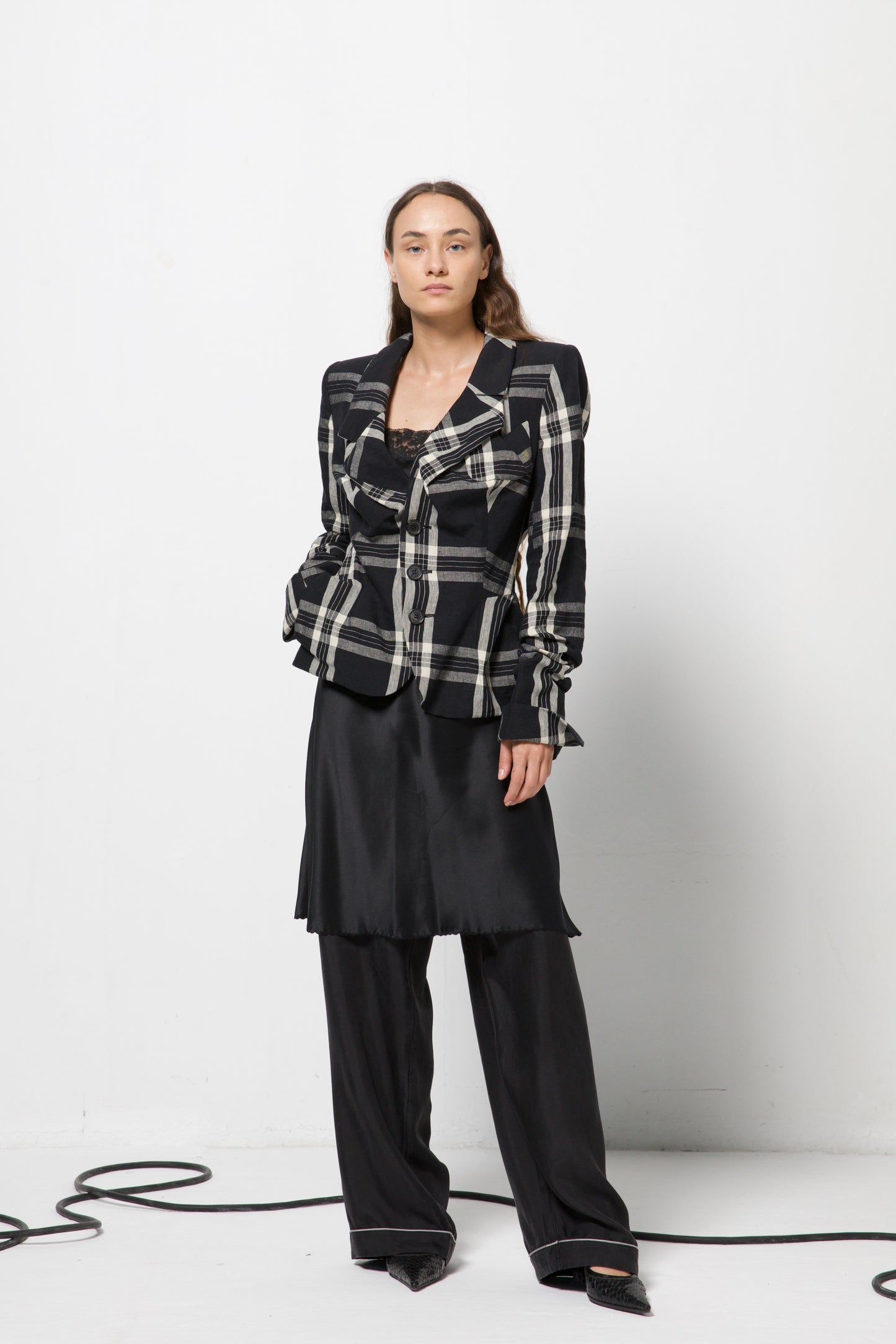 VIVIENNE WESTWOOD "drunken" jacket in lino