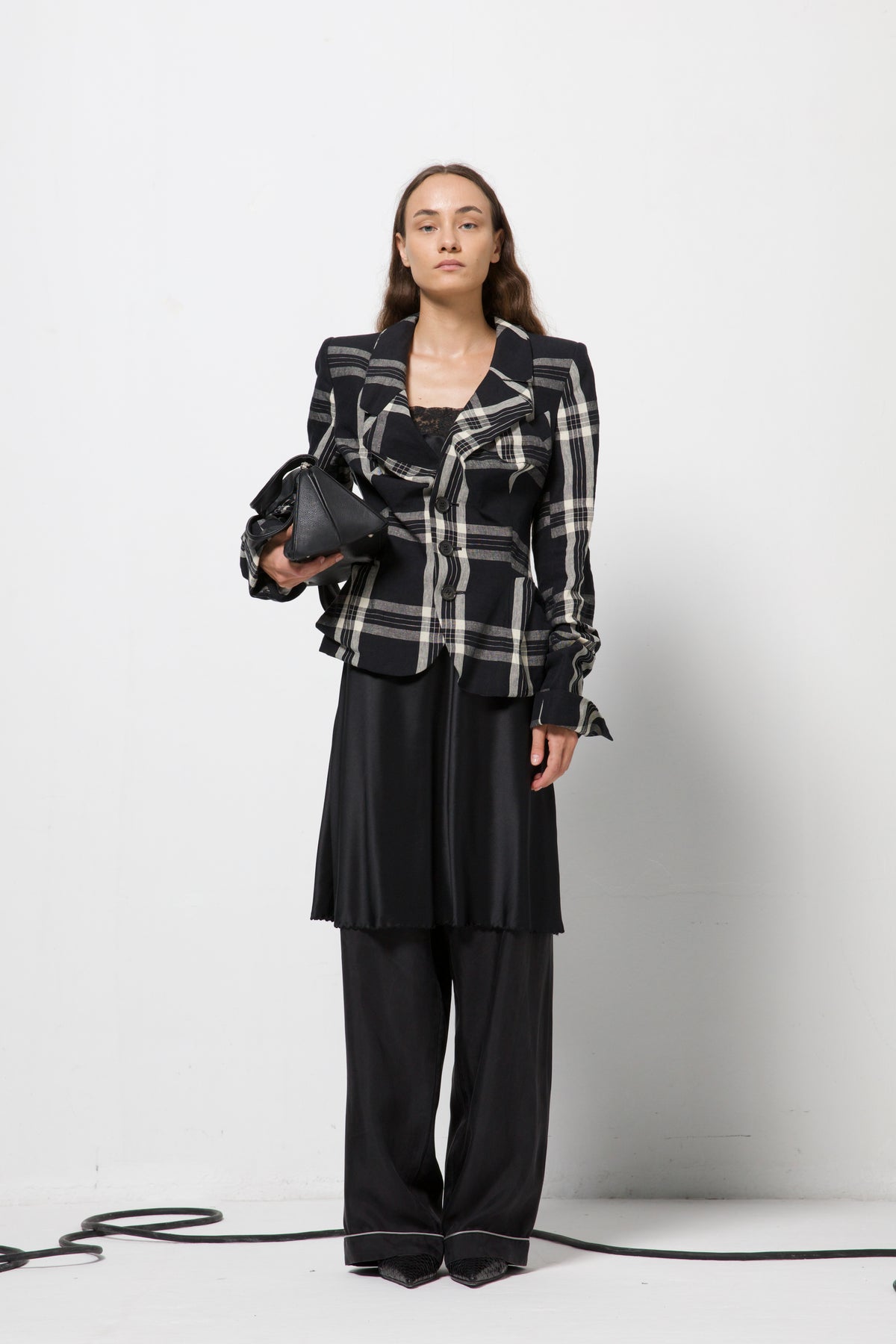 VIVIENNE WESTWOOD "drunken" jacket in lino