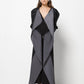 PLEATS PLEASE ISSEY MIYAKE soprabito bicolor