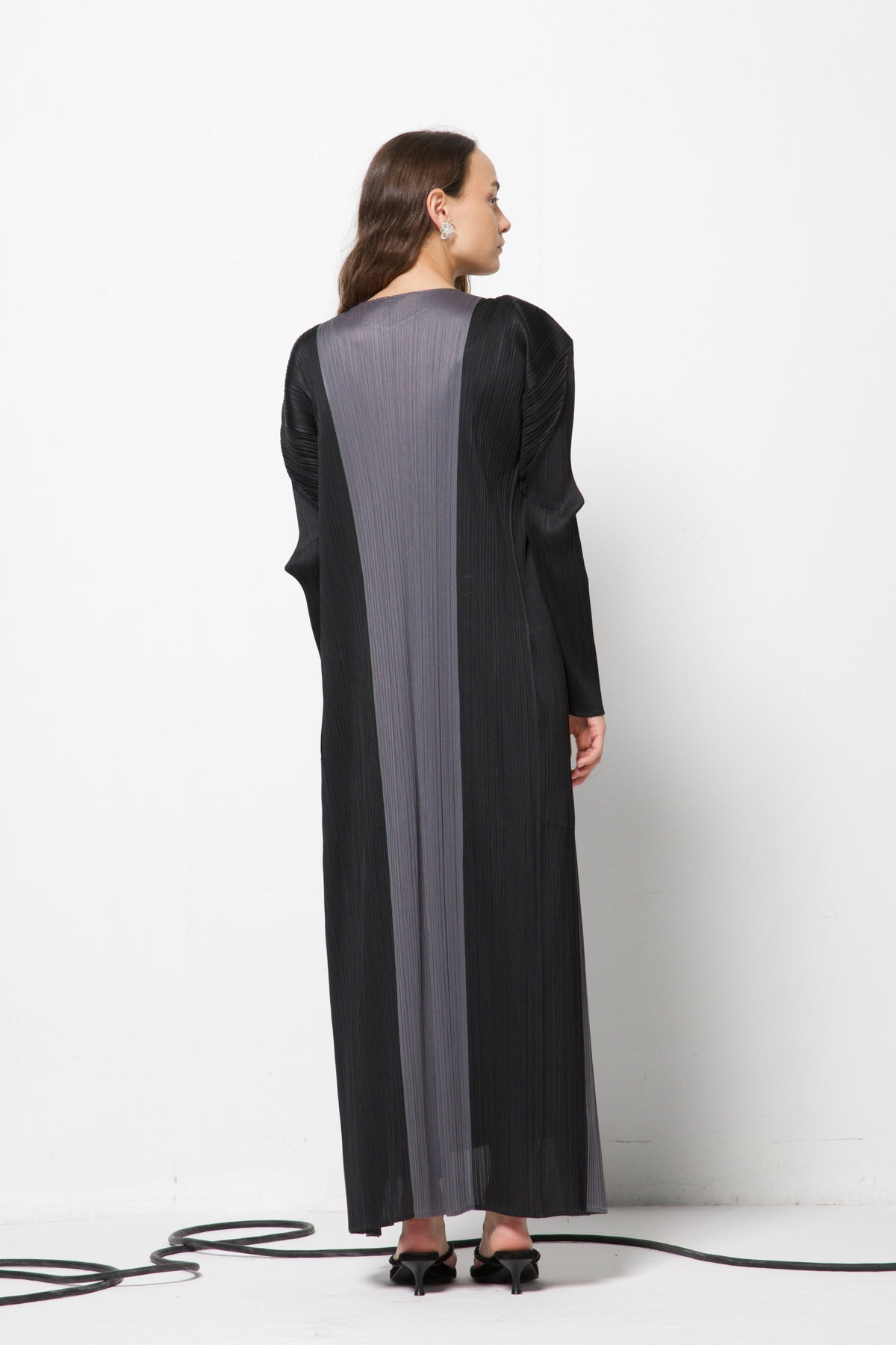 PLEATS PLEASE ISSEY MIYAKE soprabito bicolor
