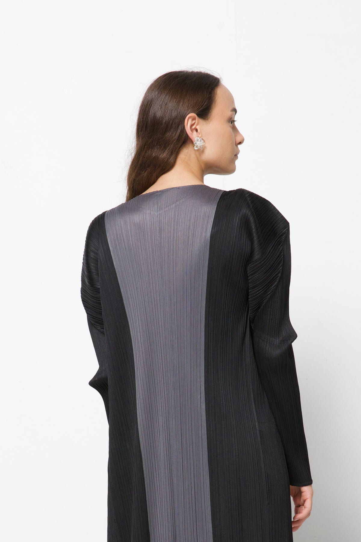 PLEATS PLEASE ISSEY MIYAKE soprabito bicolor