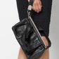 Borsa a trapezio in vera pelle