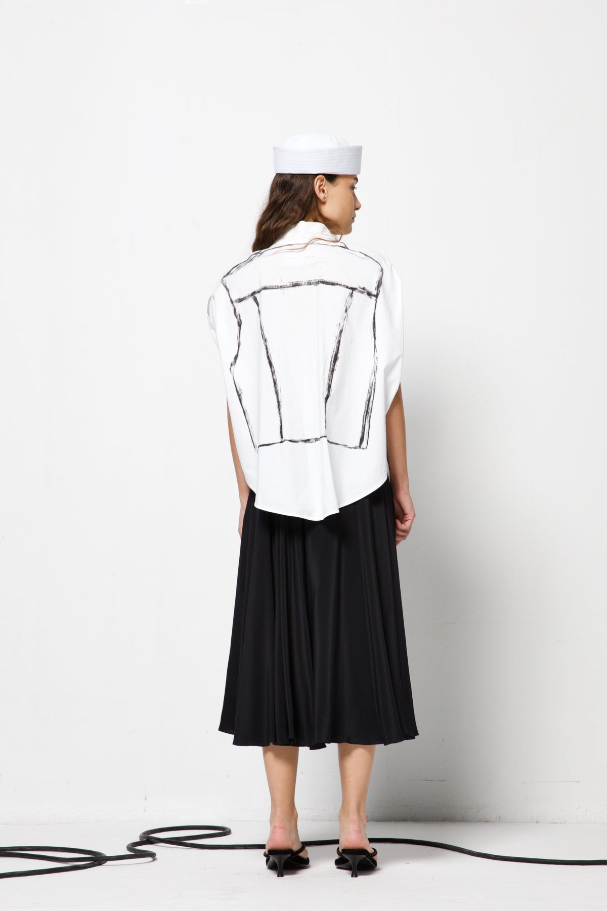 MM6 MAISON MARGIELA camicia trompe-l’œil