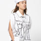MM6 MAISON MARGIELA camicia trompe-l’œil
