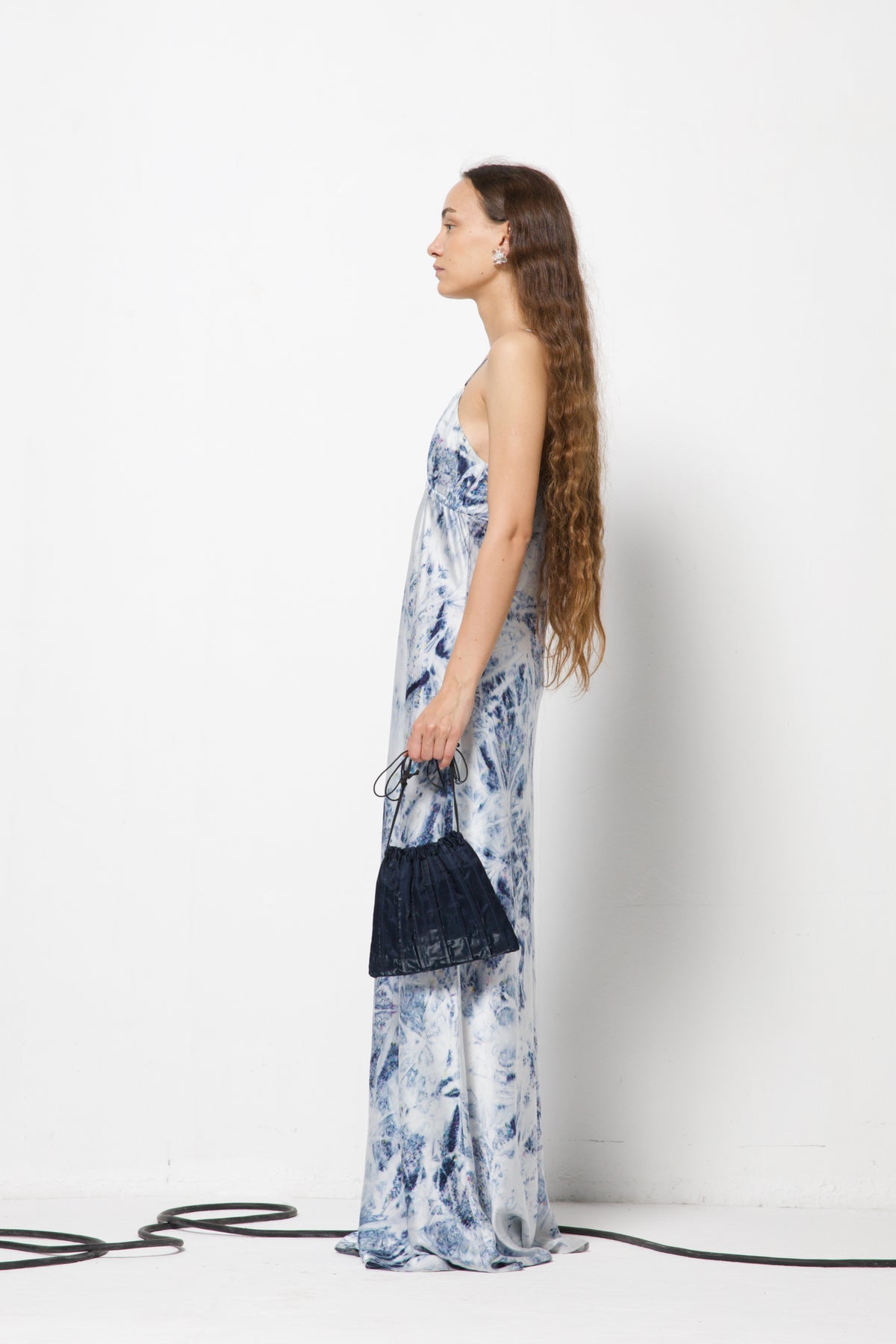 Abito in pura seta tie dye