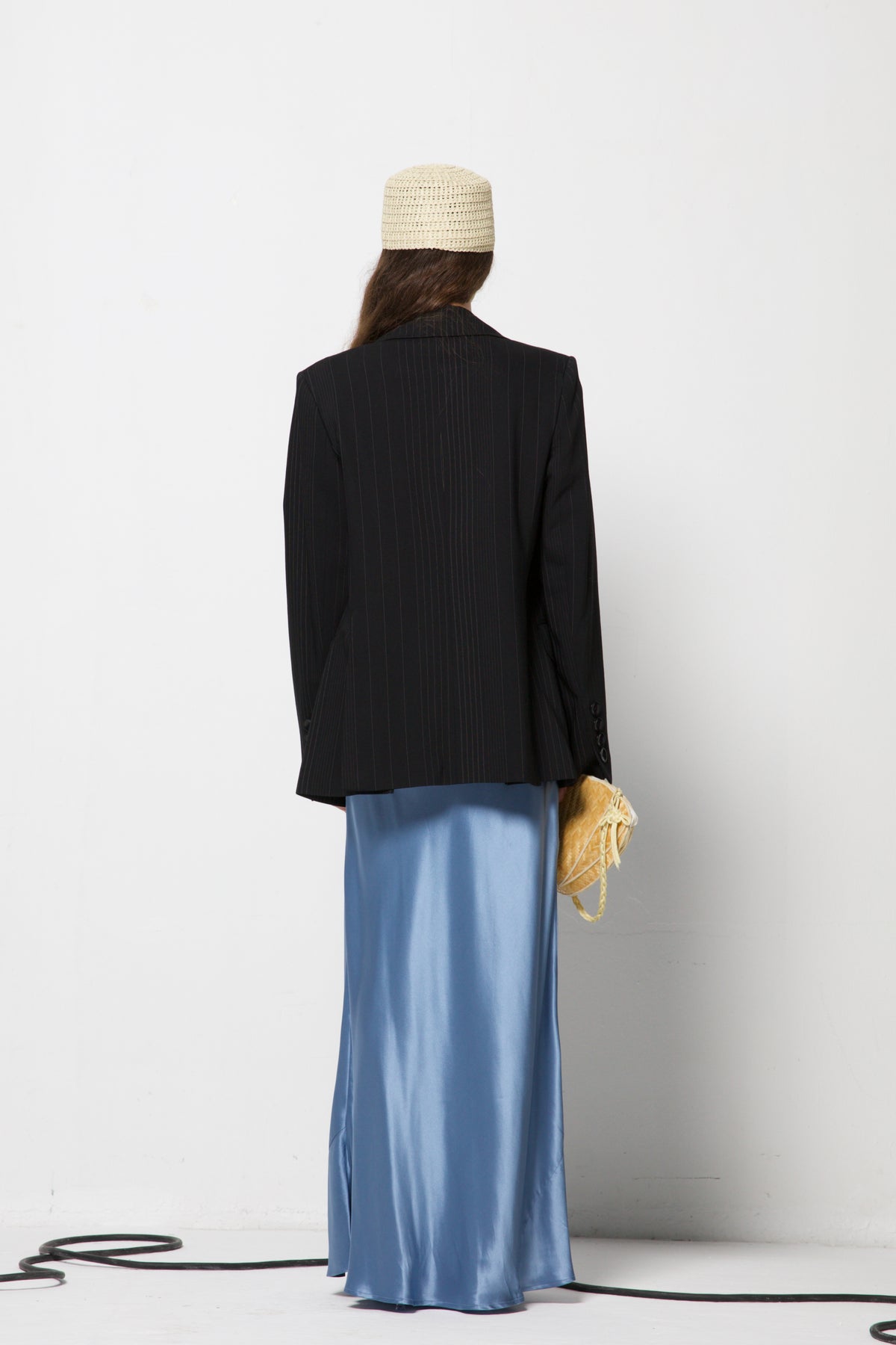 Blazer a doppiopetto gessato