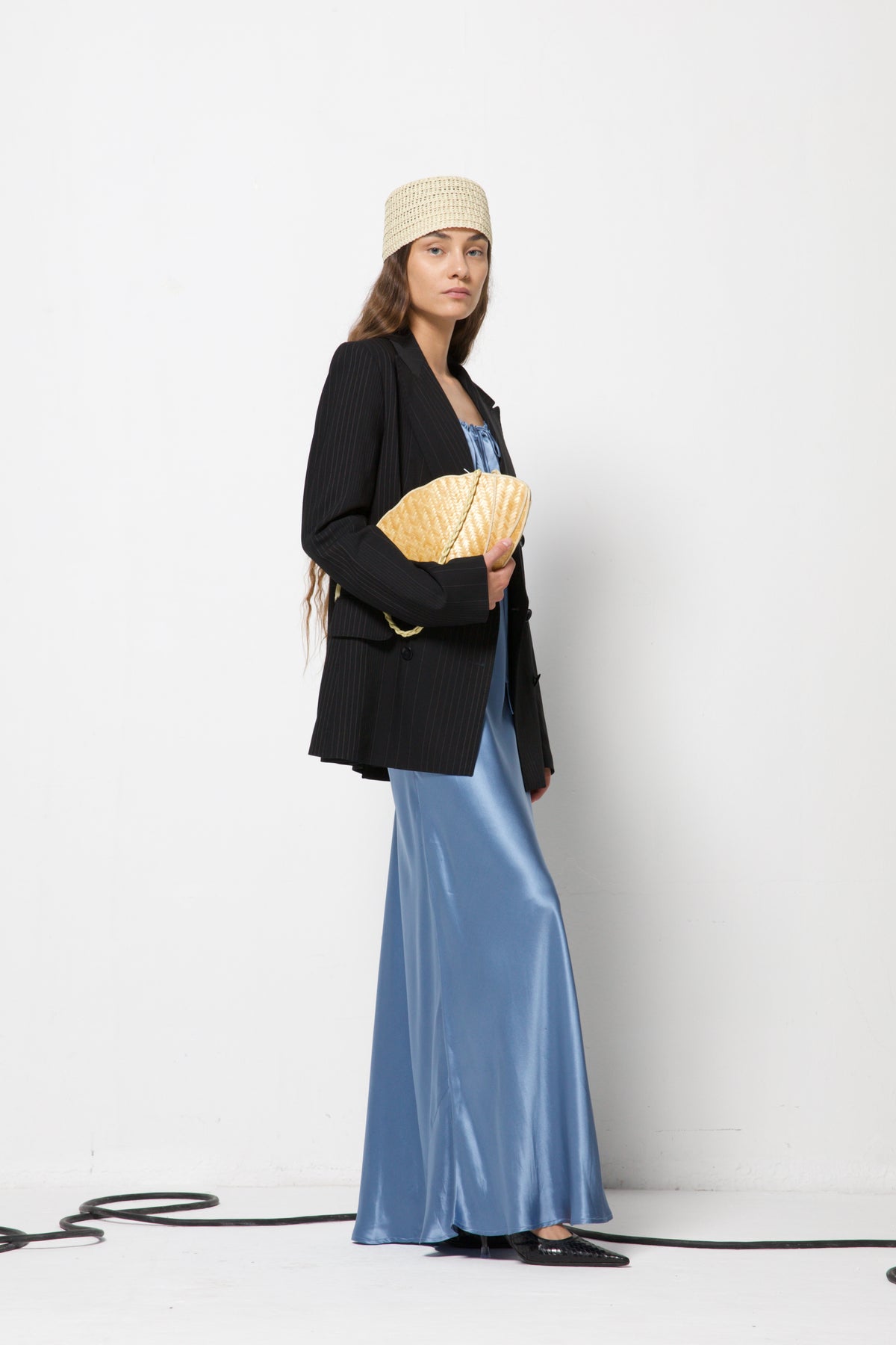 Blazer a doppiopetto gessato