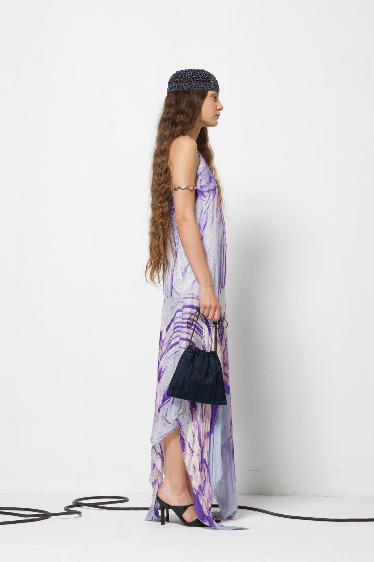 JUST CAVALLI abito y2k in seta