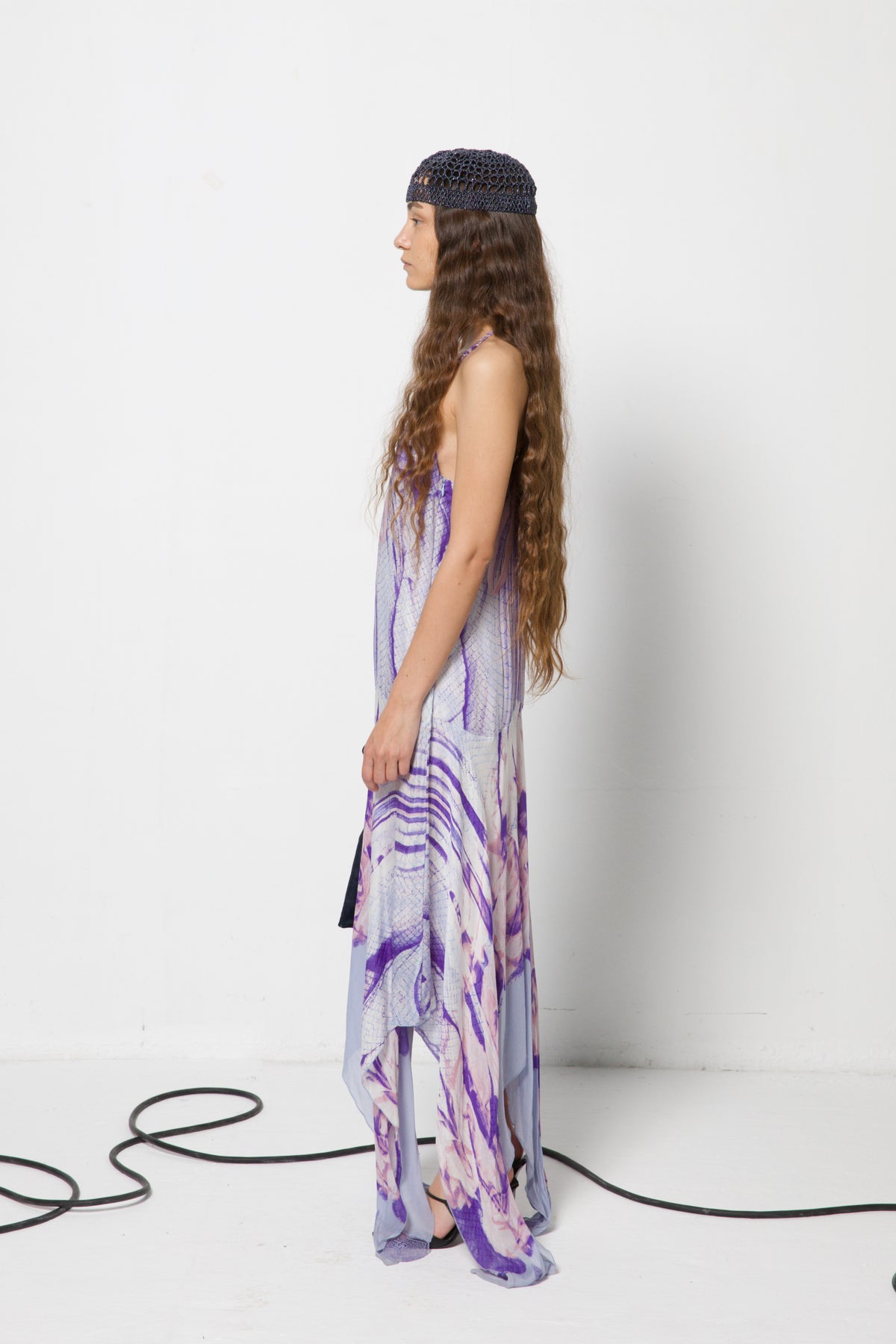 JUST CAVALLI abito y2k in seta
