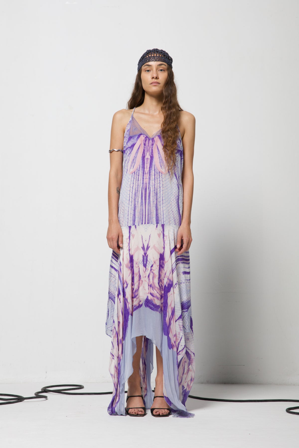 JUST CAVALLI abito y2k in seta
