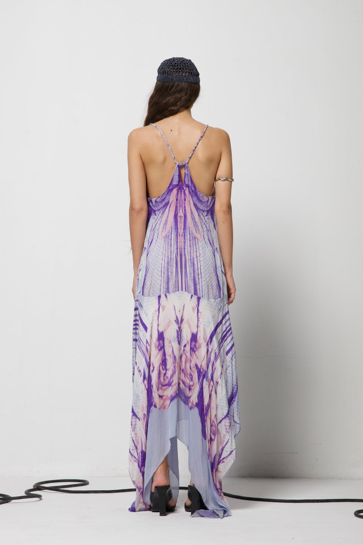 JUST CAVALLI abito y2k in seta