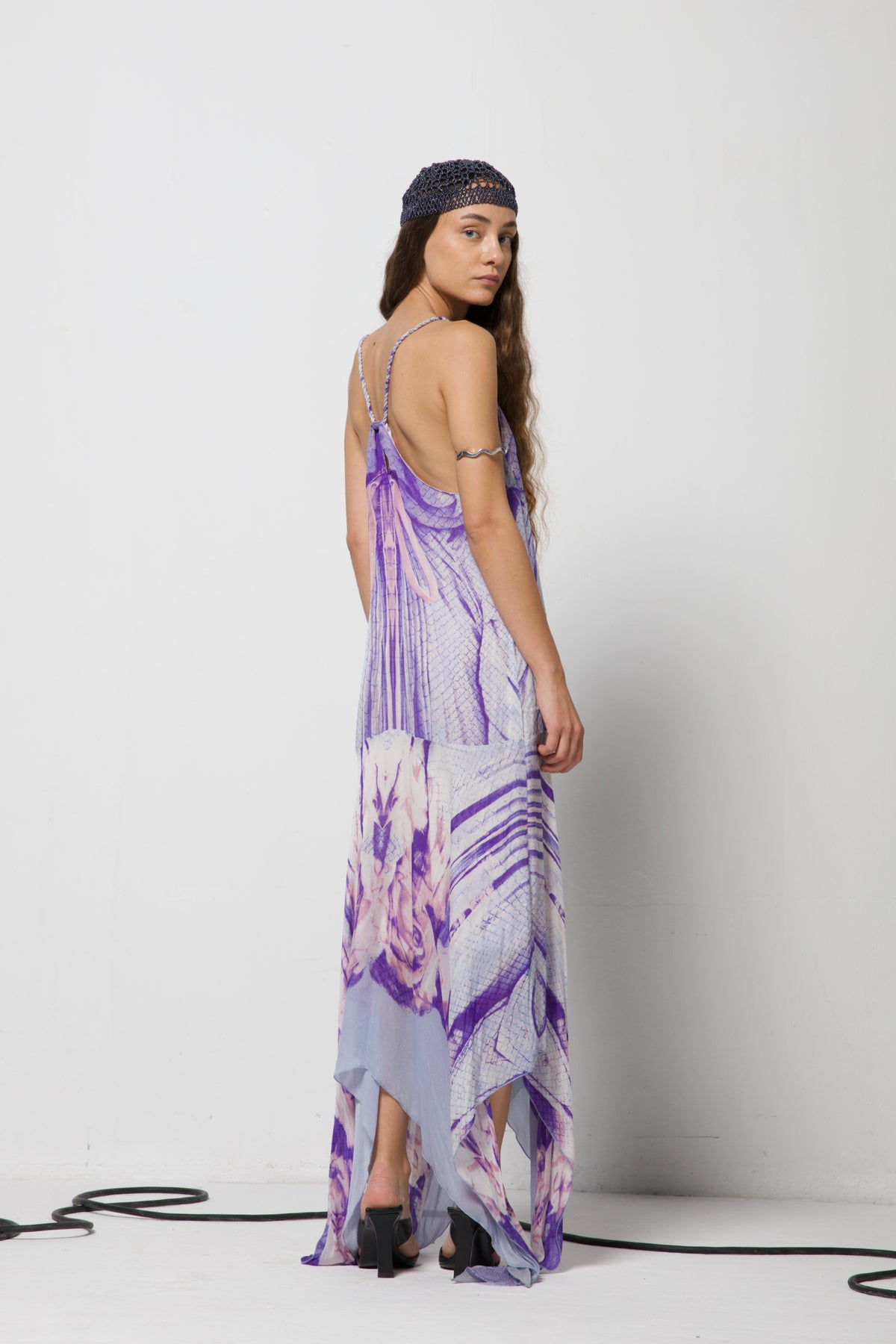JUST CAVALLI abito y2k in seta