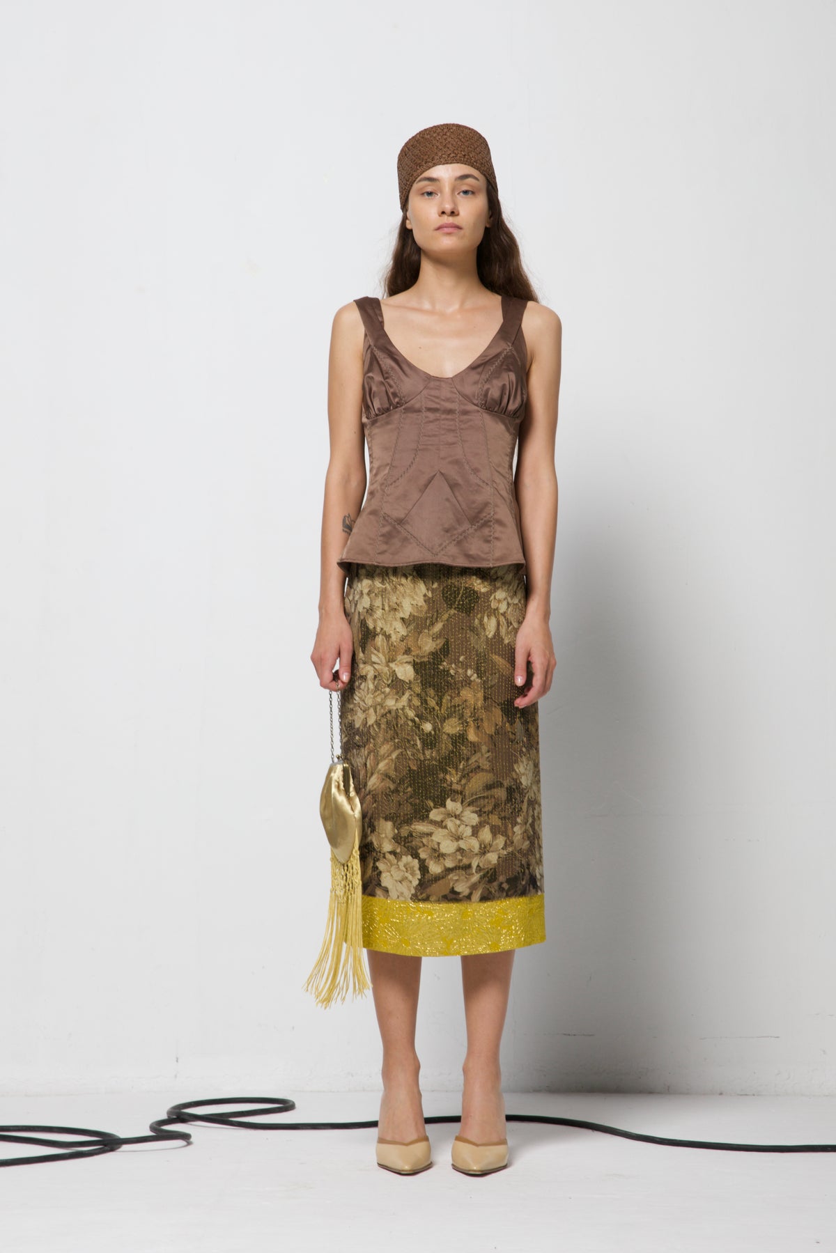 DRIES VAN NOTEN gonna in seta