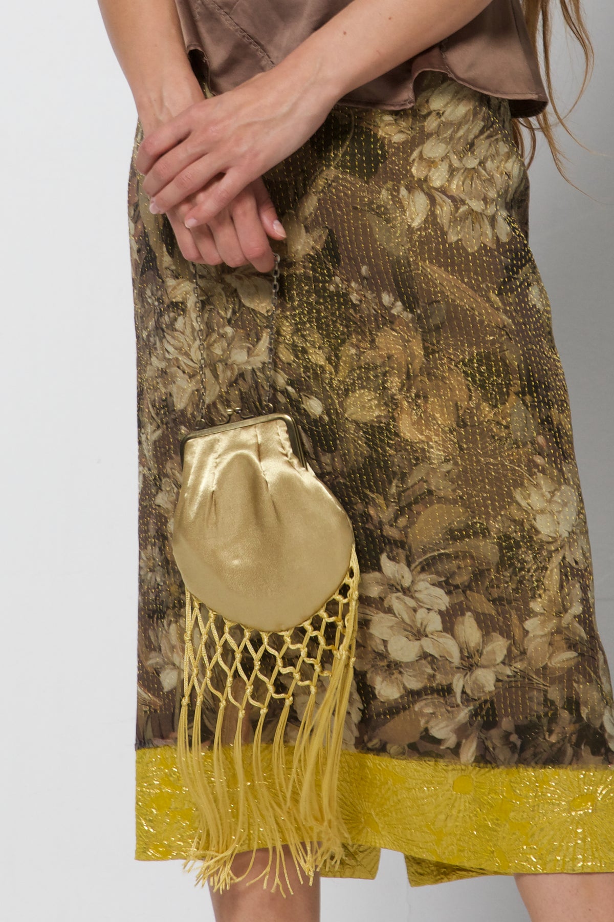 DRIES VAN NOTEN gonna in seta