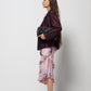 Blazer in misto seta cangiante