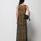 Abito vintage made in Italy in seta con ricami