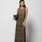 Abito vintage made in Italy in seta con ricami