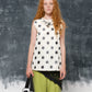 Shoulder bag in vera pelle con anelli