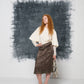 VALENTINO Night blusa in seta con maniche in pizzo