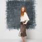 VALENTINO Night blusa in seta con maniche in pizzo