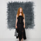 Corsetto in seta con pizzo new old stock
