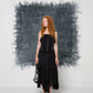 Corsetto in seta con pizzo new old stock