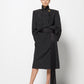 YVES SAINT LAURENT tailleur moiré in cotone e cupro