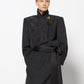 YVES SAINT LAURENT tailleur moiré in cotone e cupro