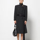 YVES SAINT LAURENT tailleur moiré in cotone e cupro