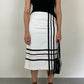 Midi cotton skirt