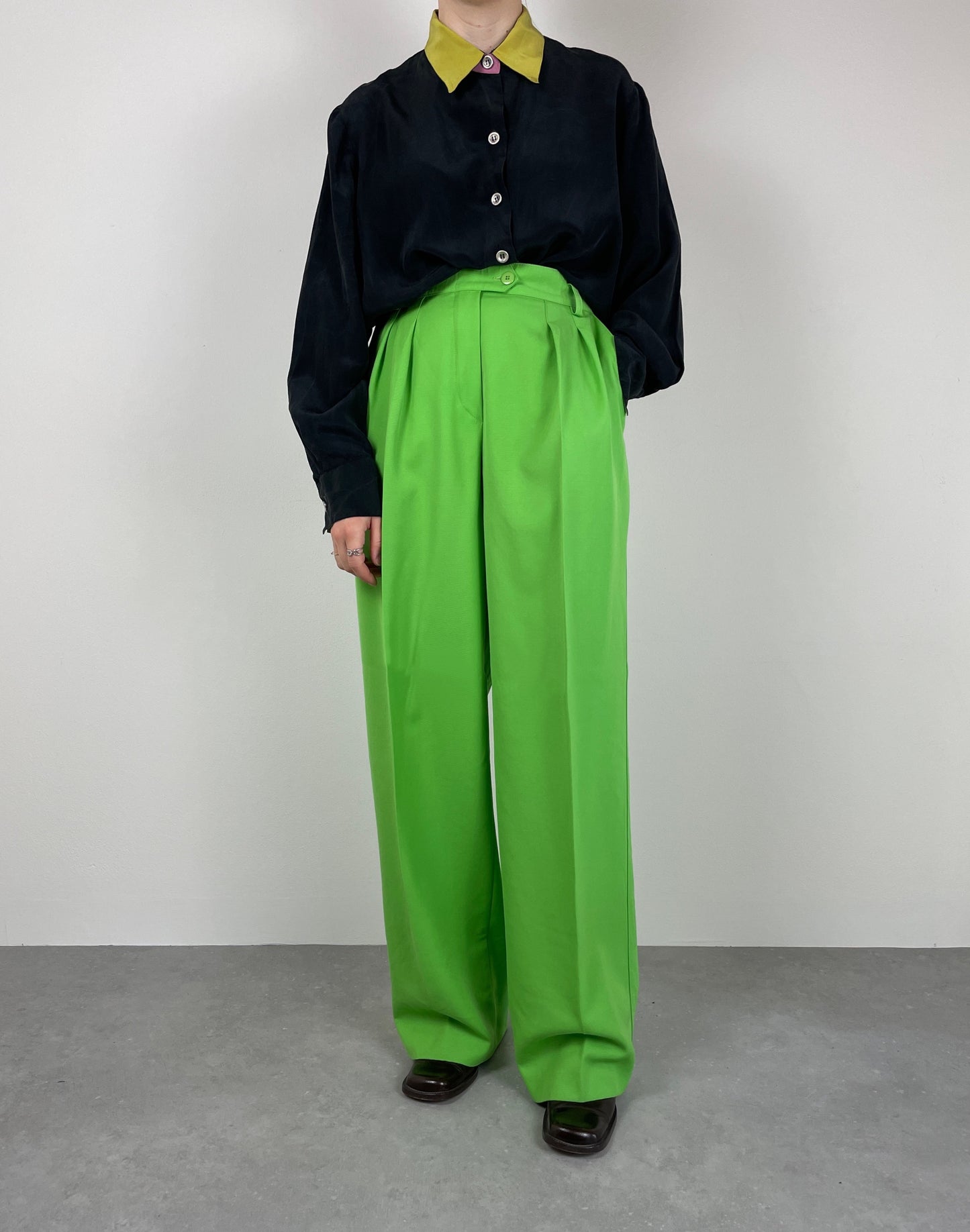 Escada green trousers