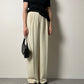 Cream silk vintage pants