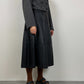 Real leather skirt